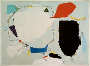 Monturi punaisella ja sinisellä tekijältä Willi Baumeister