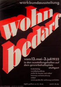 Werkbund-näyttely: asumisvälineet  tekijältä Willi Baumeister