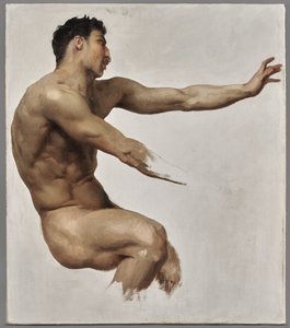 Satiirisatyyri-kuva nymfejä ja satiiria varten, noin 1873 (öljy kankaalle). tekijältä William Adolphe Bouguereau