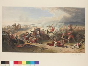 El camp de Prestonpans, gravat per Mouilleronfinnish tekijältä William (after) Allan