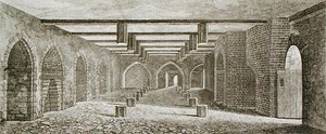Puuteritonttikellari Westminsterin palatsin alla tekijältä William (after) Capon