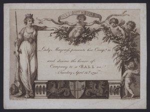 Lontoon Lady Mayoressin kutsu balliin Mansion Housessa