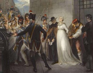 Marie-Antoinette lähtee Conciergeriesta 16. lokakuuta