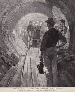 Kanaalitunneli - kokeellinen tylsyys (litho)