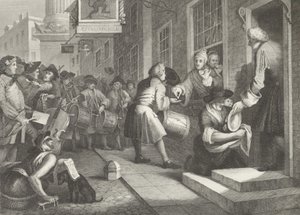 Hyvälapsen hääpäivä tekijältä William (after) Hogarth