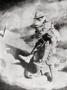 Poilu ja Tommy Sir William Orpenin maalauksen mukaan. tekijältä William (after) Orpen