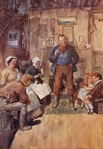 David Copperfieldin nuoruus (värilitografia)