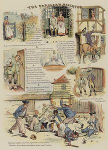 Maanviljelijän tytär (chromolitho)