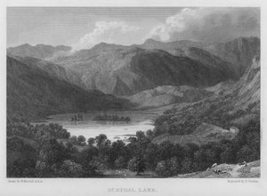 Great Rydal Lake (kaiverrus) tekijältä William (after) Westall