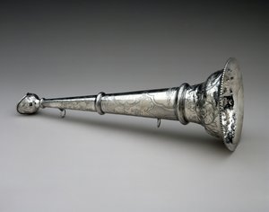 Palomiehen trumpetti, n. 1857 (hopea) tekijältä William Adams