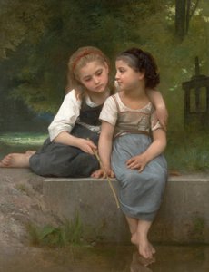 Sammakkokalastus tekijältä William Adolphe Bouguereau