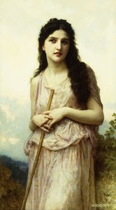 Meditaatio, 1902 tekijältä William Adolphe Bouguereau