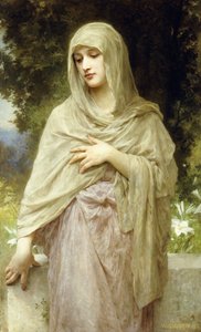 Meditaatio, 1902 tekijältä William Adolphe Bouguereau