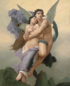 Psychen sieppaus, 1900-2000-luku tekijältä William Adolphe Bouguereau