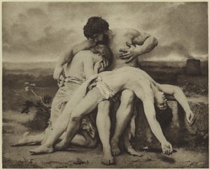 Ensimmäinen suru (valokuvasyväpaino) tekijältä William Adolphe Bouguereau