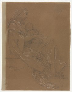 Neitsyt ja lapsi tekijältä William Adolphe Bouguereau