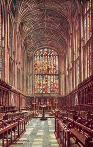 Kings Collegen kappeli, Cambridge tekijältä William Affleck Carruthers