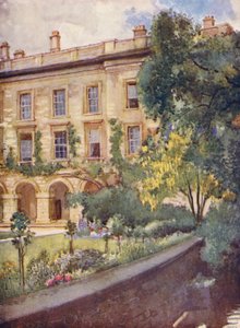 Magdalen College Uudet rakennukset Magdalenin metsikön vieressä (värilitro)