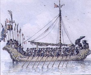 Chinese Galey (akvarelli) tekijältä William Alexander
