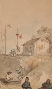 River Boat Kiinassa marraskuussa tekijältä William Alexander