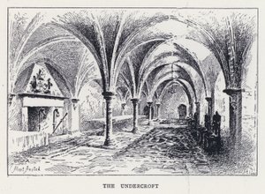 Undercroft (kaiverrus) tekijältä William Alexander Ansted