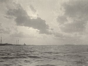 Auringonlasku veden yllä,1890-luku (kuva) tekijältä William B. Post