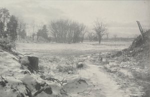 Nimetön talvimaisema, c. 1900. tekijältä William B. Post