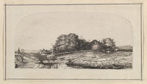 Maisema heinäparun ja lammasparven kanssa kopio, 1750-1810.