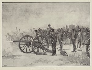 Imperial Instituten avaaminen, Royal Horse Artillery ampui tervehdyksen Hyde Parkissa