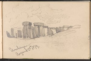 ?Stonehenge, 25. elokuuta 1879? tekijältä William Barnes Wollen