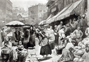 Mulberry Bend Italian Colony New Yorkissa, kuvitus 