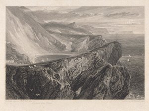 Lulworth Cove, Dorsetshire tekijältä William Bernard Cooke