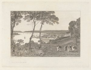 Plymouth Dock Mount Edgecumbelta tekijältä William Bernard Cooke