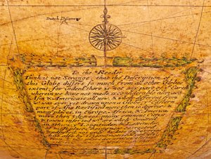 Varhainen englantilainen maanpäällinen maapallo, n. 1673