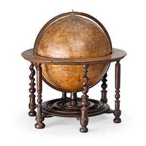 Varhainen englantilainen maanpäällinen maapallo, n. 1673