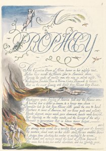 "A Prophecy", levy 5 julkaisusta "America: A Prophecy" tekijältä William Blake