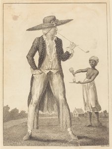Surinamin istutusmies aamupuvussaan, 1793. tekijältä William Blake