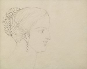 Visionary Head, Varleylle (lyijykynä) tekijältä William Blake