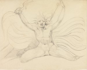 Albion houkuttelee neljä Zoaa heidän oikeisiin tehtäviinsä tekijältä William Blake
