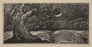 Blased Trees and Flattened Crops, Thorntons Pastorals of Vergil, 1821. tekijältä William Blake