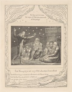 Jobin kirja, levy 12, Elihun viha tekijältä William Blake
