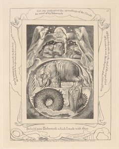Jobin kirja, levy 15, Behemoth ja Leviatan tekijältä William Blake
