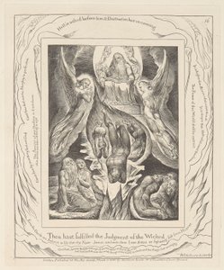 Jobin kirja, levy 16, Saatanan lankeemus tekijältä William Blake