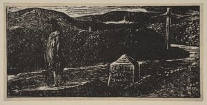 Colinets Journey: Milestone merkitty LXII mailia Lontooseen, Thorntons Pastorals of V..., 1821. tekijältä William Blake