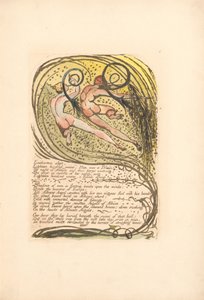 Eurooppa. Ennustus, levy 10, Enitharmon nukkui. . . . (Bentley 12) tekijältä William Blake