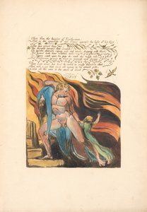 Eurooppa. Profetia, levy 17, laukaus korkeudesta. . . . (Bentley 18) tekijältä William Blake