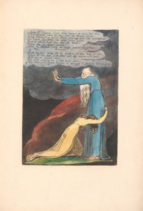Eurooppa. Profetia, levy 9, nouse, Rintrah. . . . (Bentley 11) tekijältä William Blake