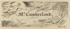 George Cumberlandin kortti, 1827. tekijältä William Blake