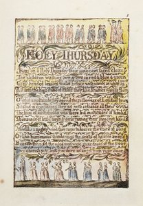 Pyhä Torstai, 1789 tekijältä William Blake