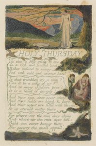 "Pyhä Torstai", levy 38 kappaleesta "Songs of Experience" tekijältä William Blake